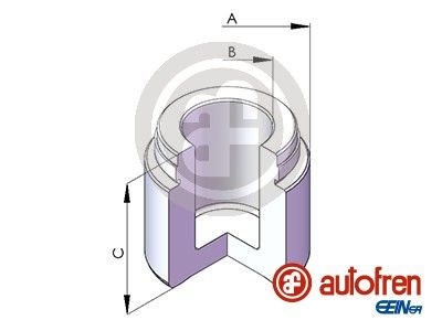 AUTOFREN SEINSA Поршень, корпус скобы тормоза D025485